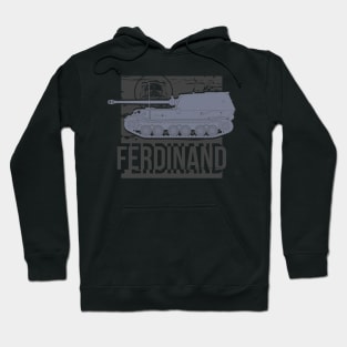 Ferdinand tank destroyer Hoodie